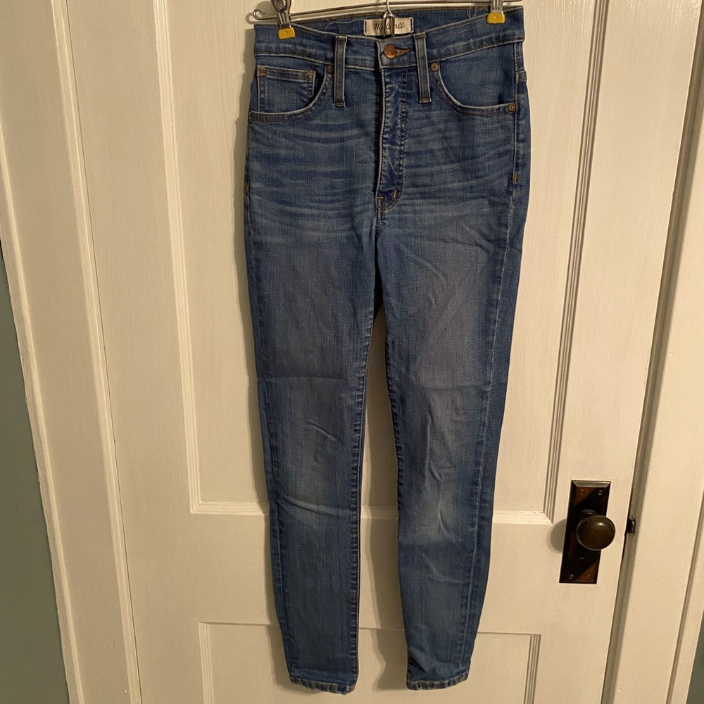 Madewell high rise skinny jeans